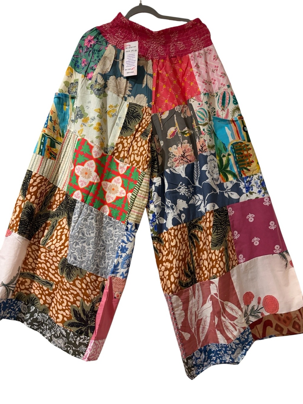 #95 100% cotton wide leg cotton pants